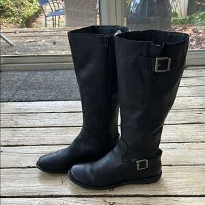 Born Black Over the Knee Boots